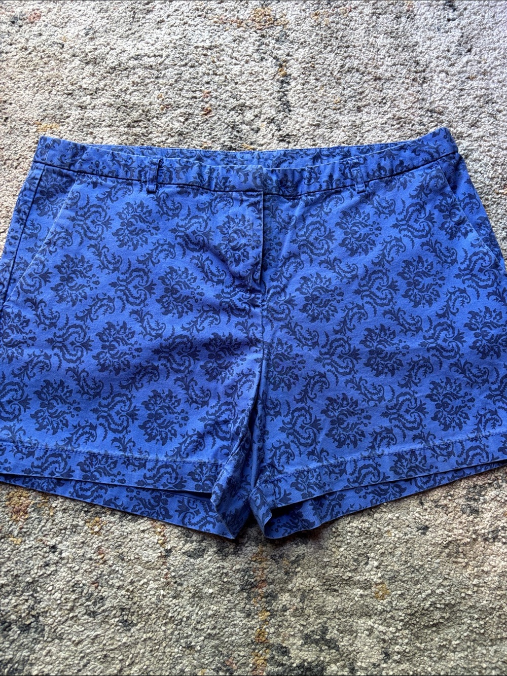 Cynthia Rowley Blue Floral Shorts